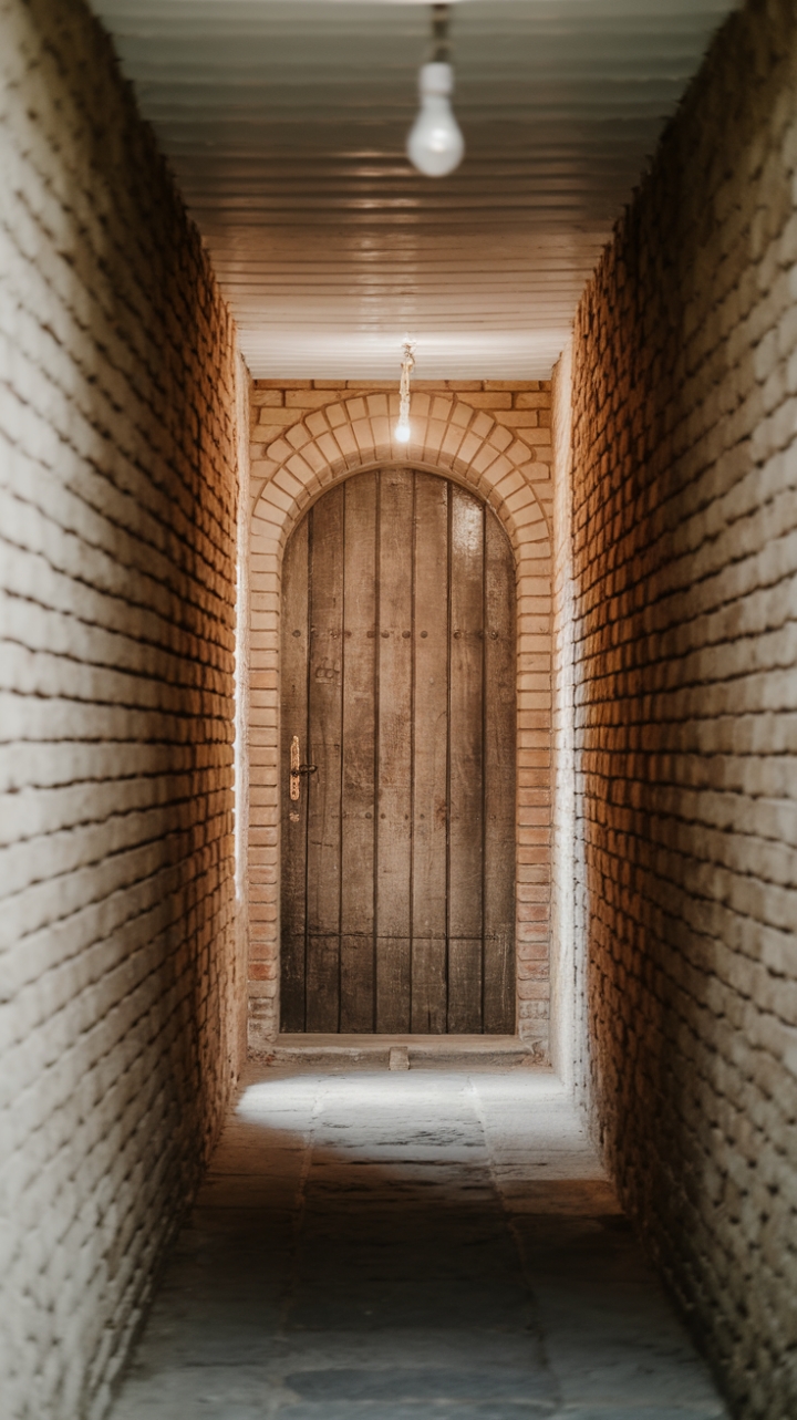 Whispered Secrets in a Brick-Lined Passage