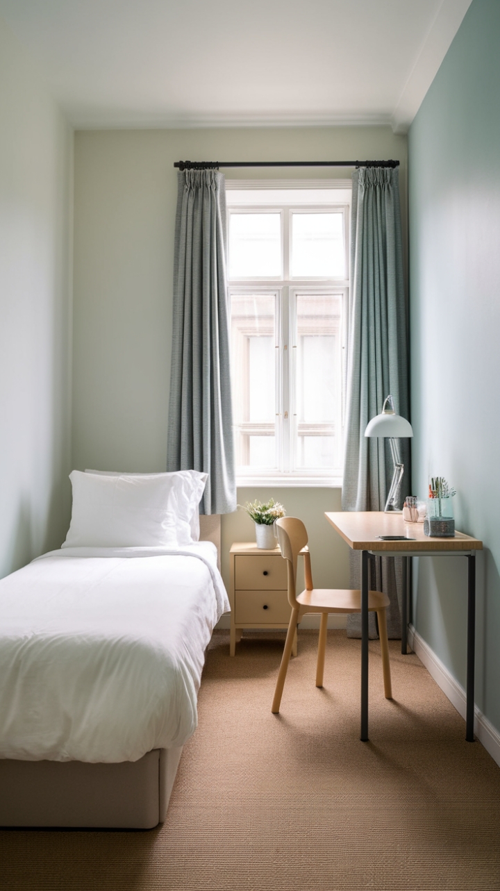 Serene Minimalist Guest Room with Thoughtful Details