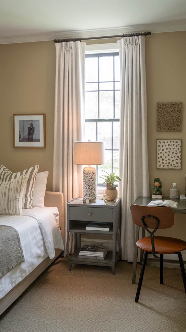 Inviting Small Guest Retreat with Personal Touches