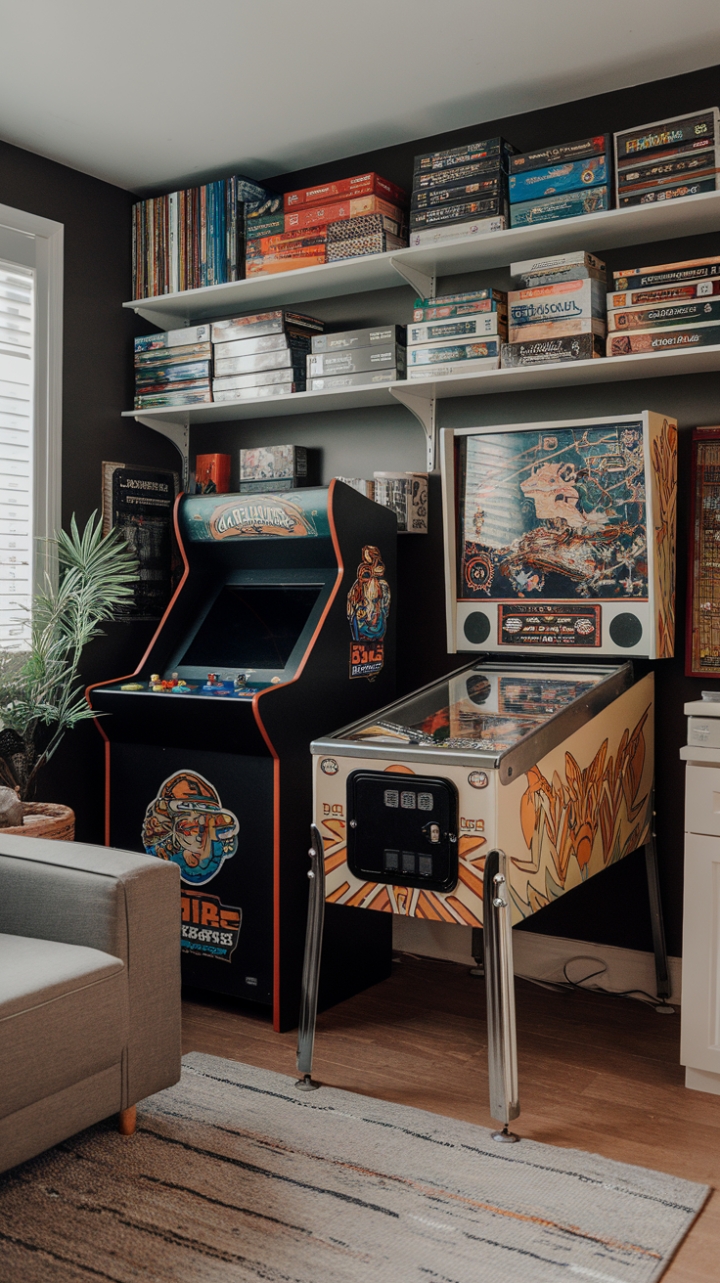 Cozy Arcade Retreat with Vintage Charm