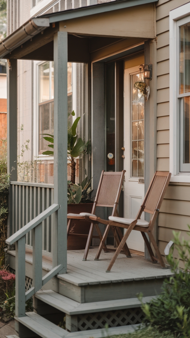 Charming Front Stoop for Cozy Mornings and Evenings