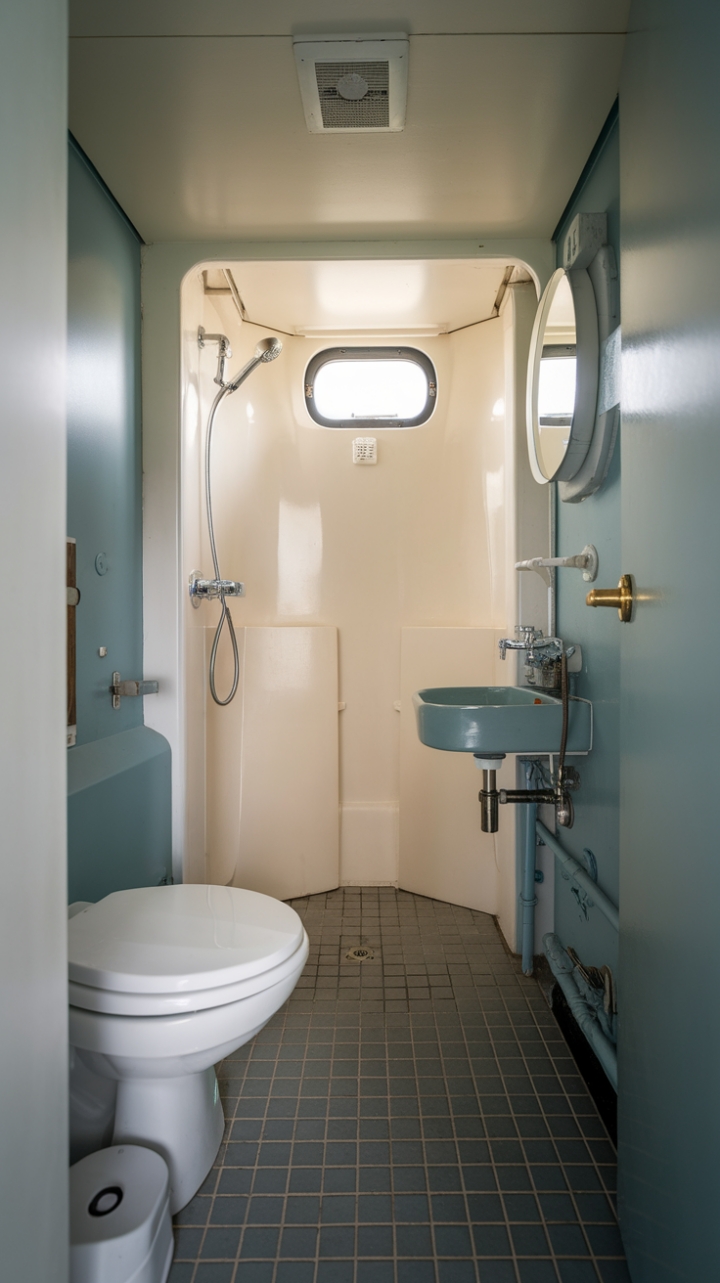 Smart Small Ensuite: Style and Function in a Compact Space