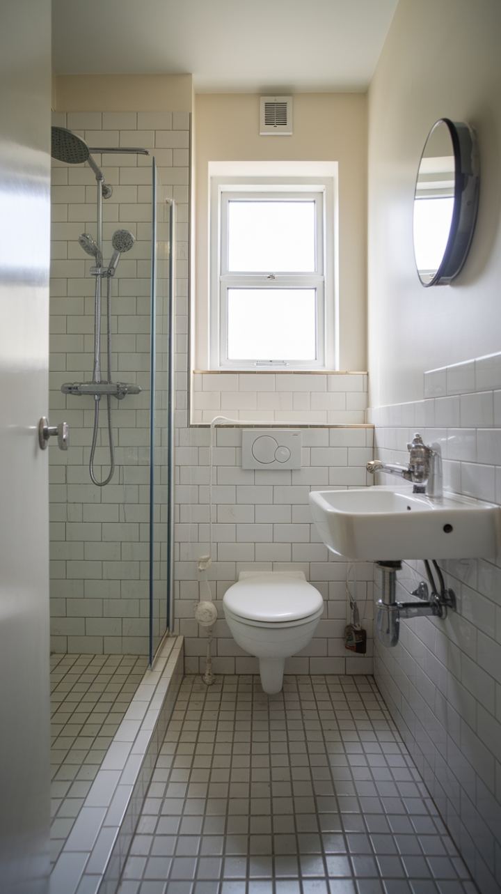 Smart Space-Saving Ensuite Design