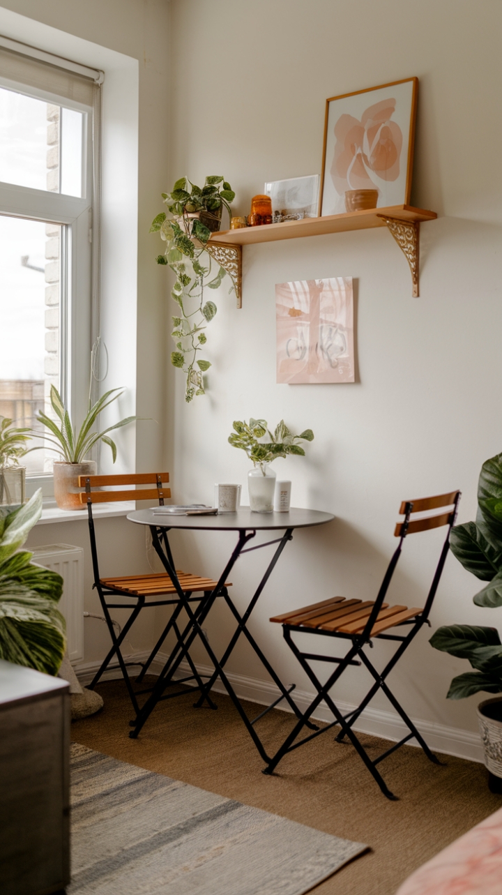 Intimate Corner: Functional and Inviting Dining Area