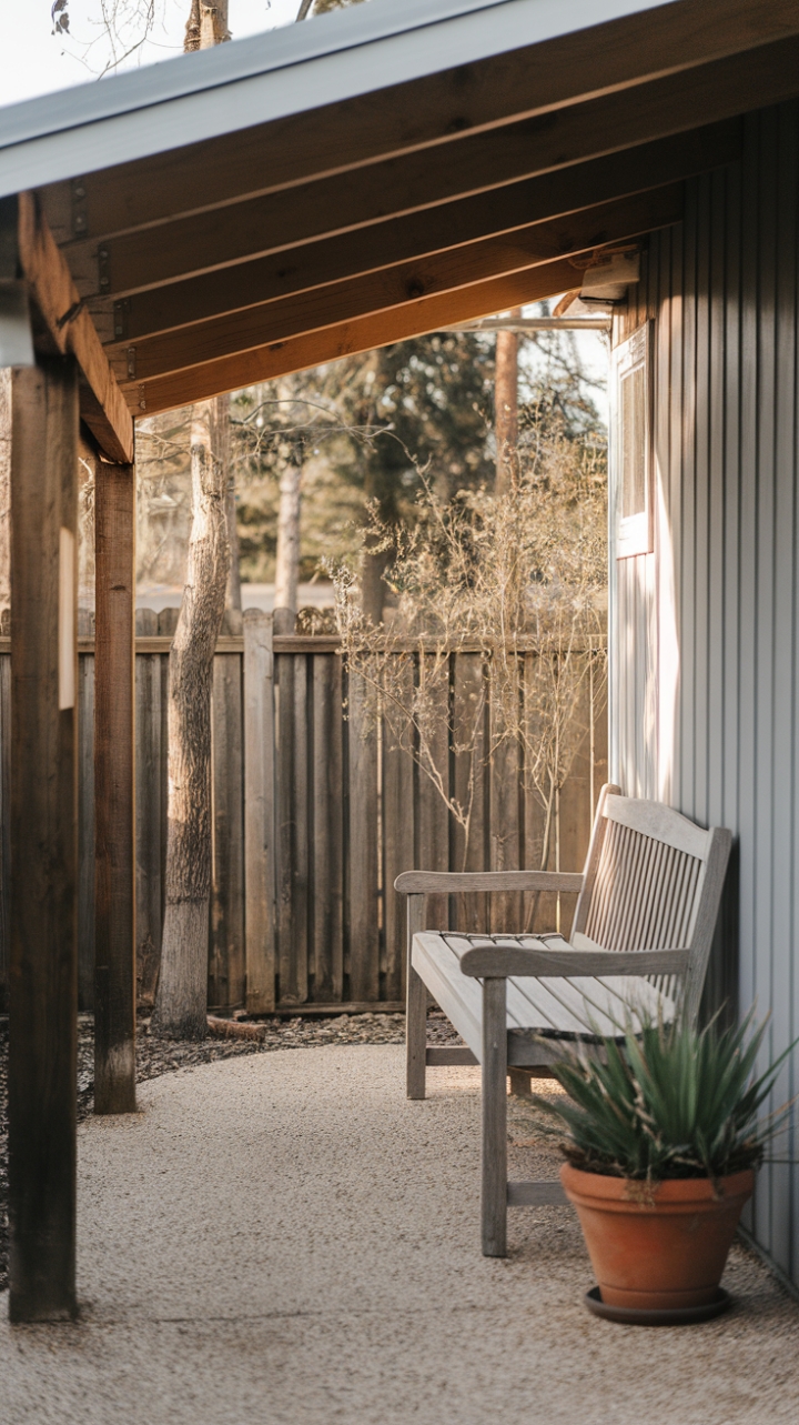 Charming Back Patio Retreat with Rustic Charm