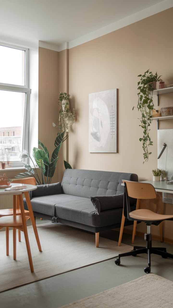 Charming Compact Living: Style and Function in a Thoughtfully Designed Studio