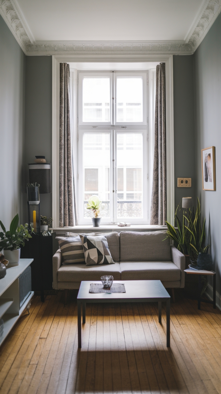 Charming Studio Nook: Style and Serenity in a Compact Space