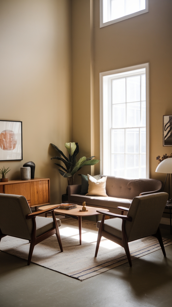 20 Mid-Century Modern Small Living Room Ideas That Prove Less Is More