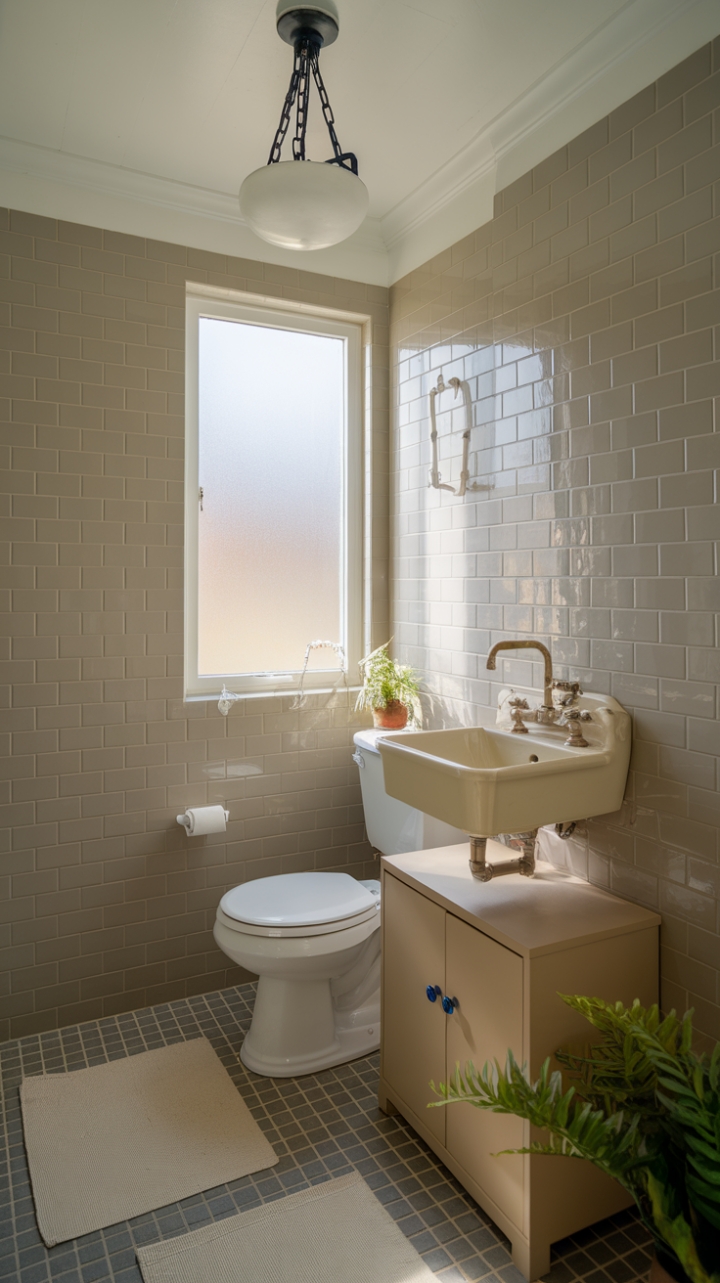 Serene Coastal Bathroom with Nautical Touches