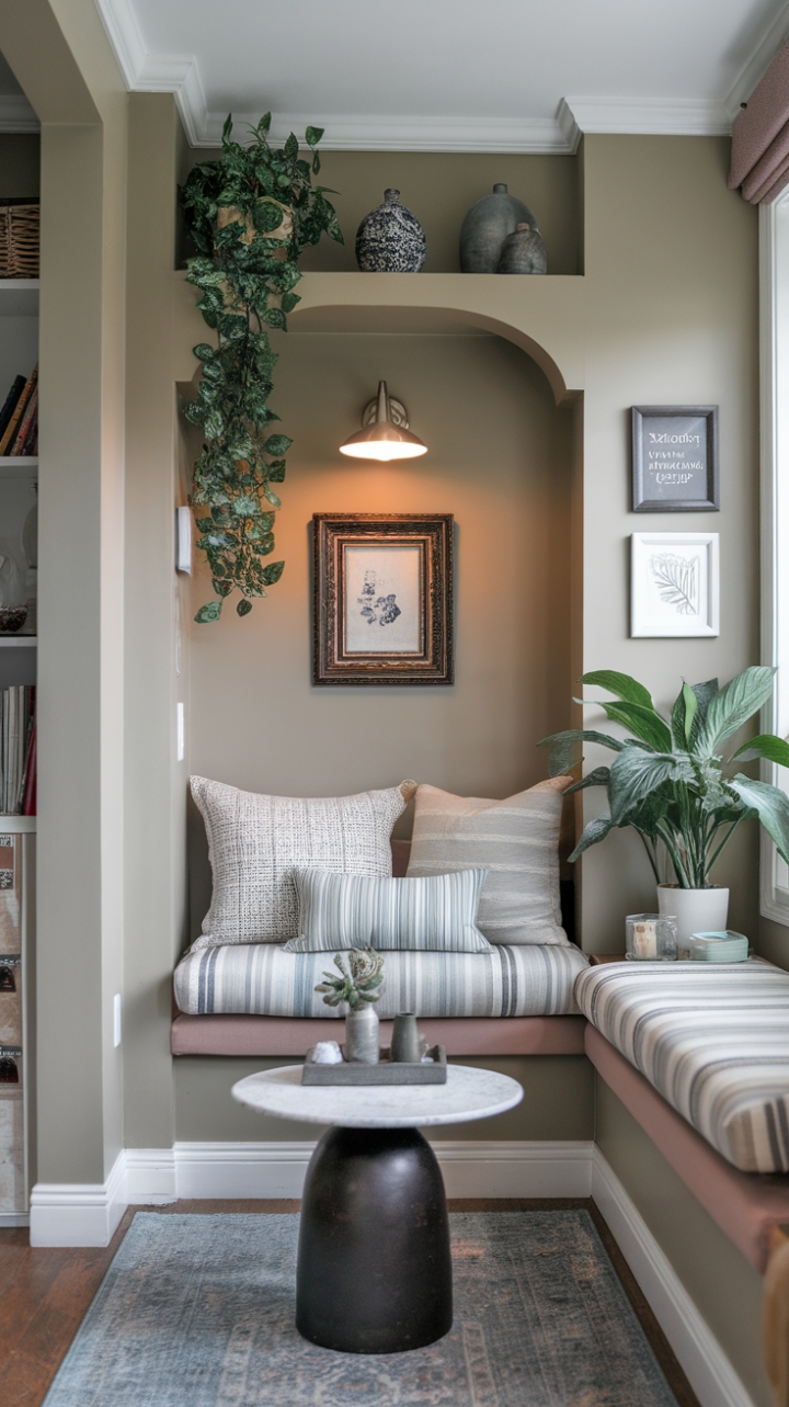 Cozy Nook Retreat with Stylish Accents