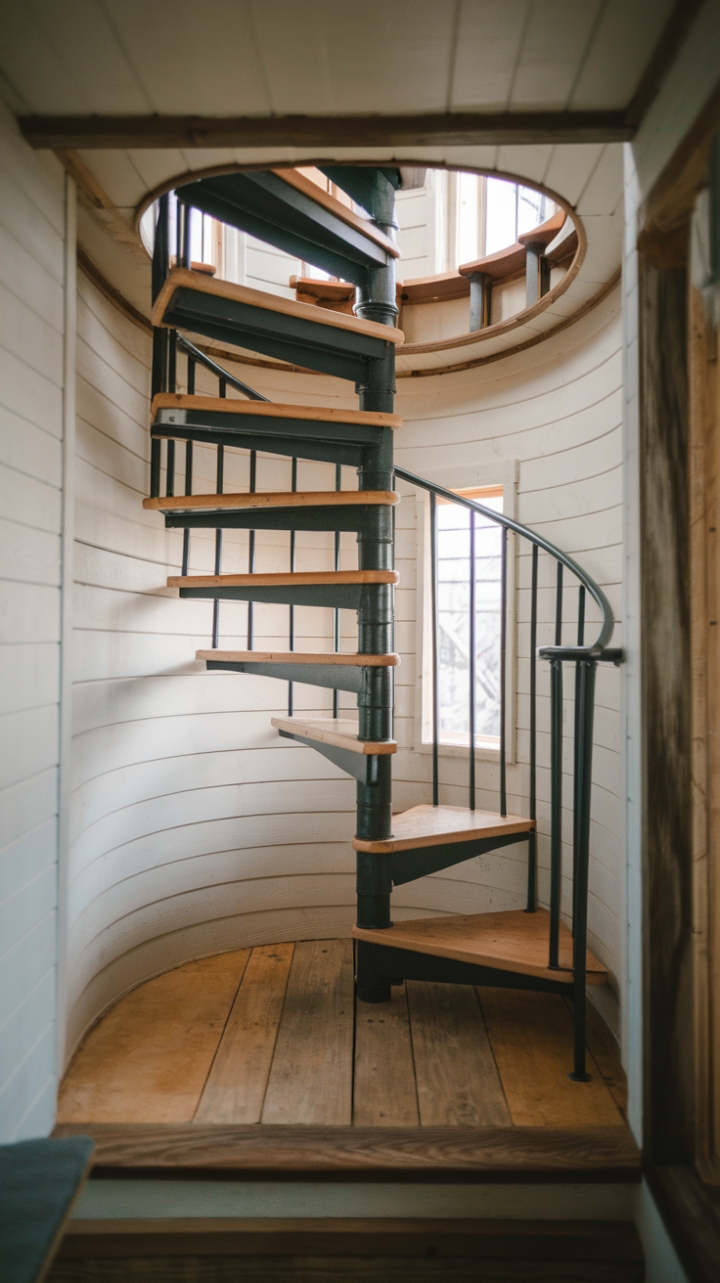Elevating Tiny Living: A Stylish Solution for Loft Access