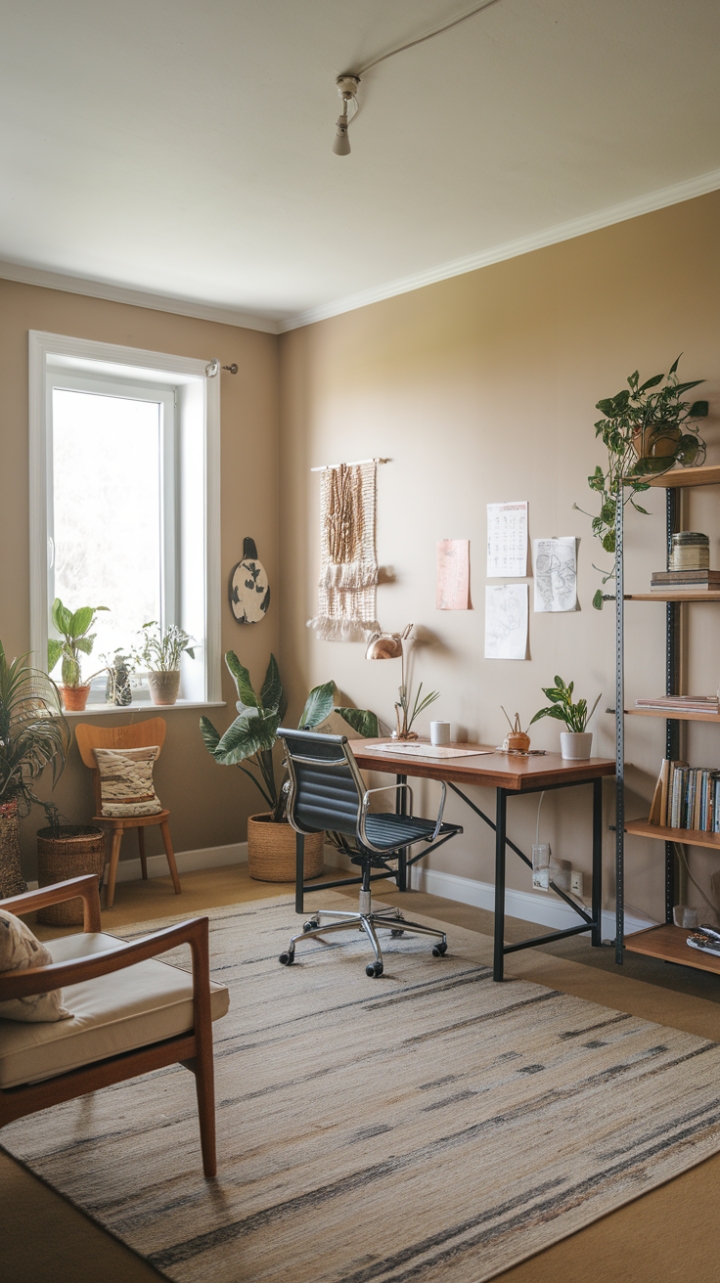 Serene and Spacious Home Office Retreat
