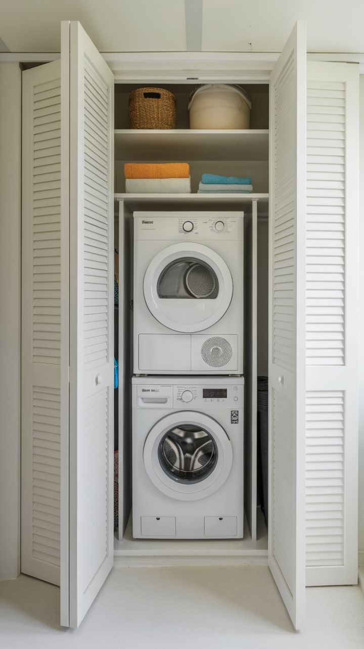 Chic Small-Space Laundry Solution