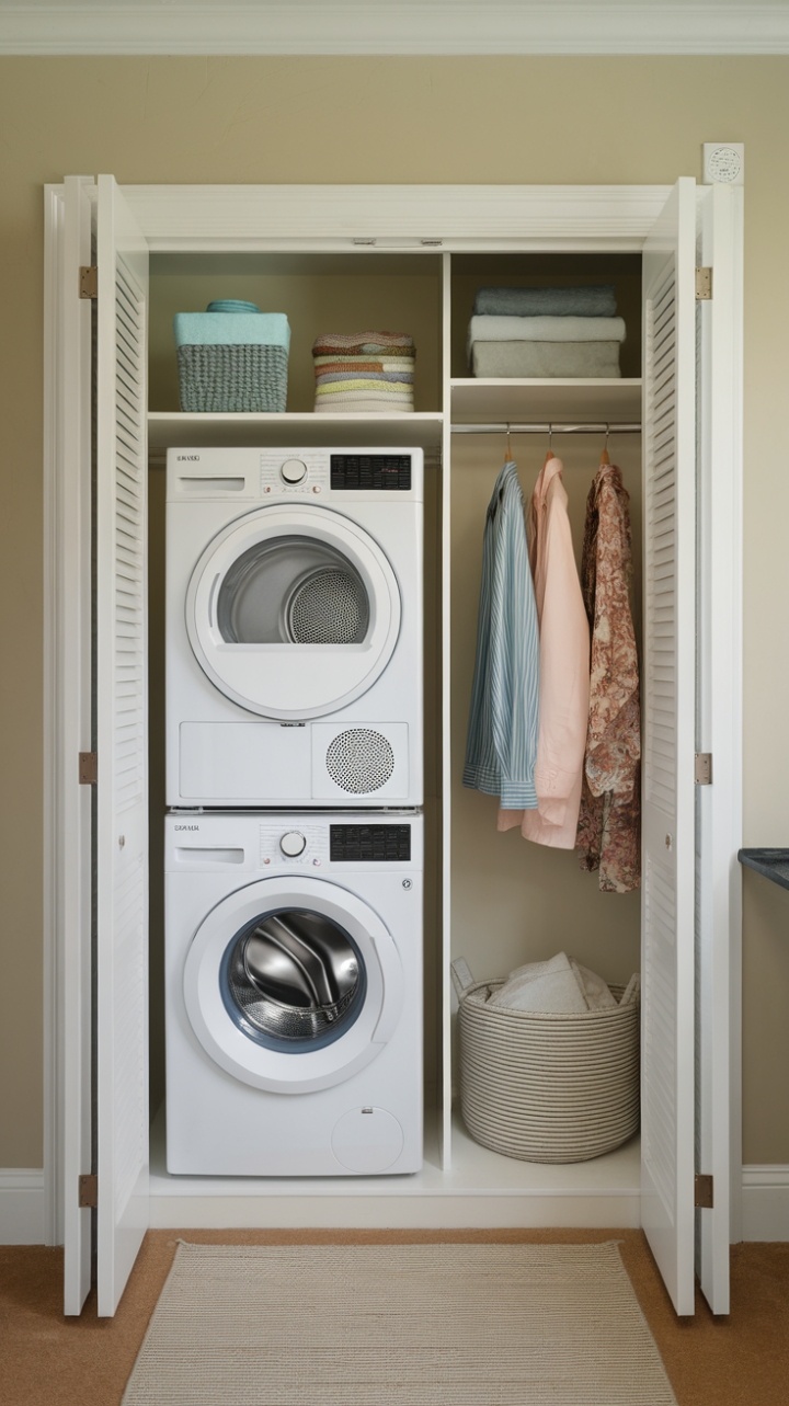 Compact Charm: Maximizing Functionality in a Small Utility Room