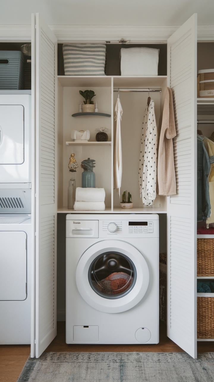 Space-Saving Style: Compact Wall Cabinet with Multiple Storage Options
