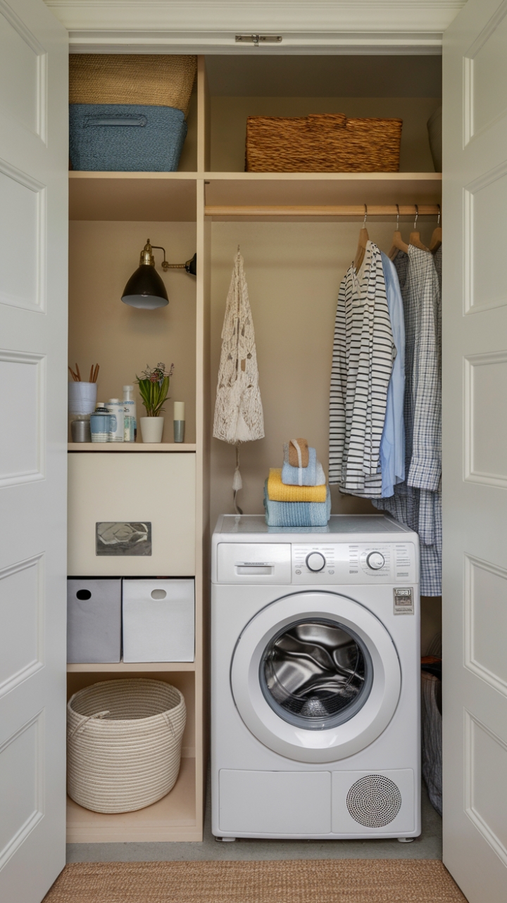 Smart Laundry Space: Maximize Functionality with Stylish Storage