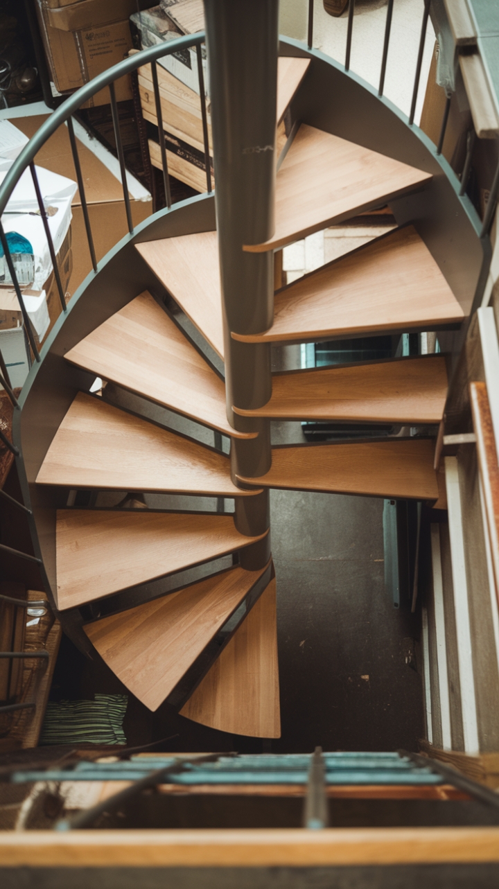 Practical Alternating Tread Design Enhances Compact Living
