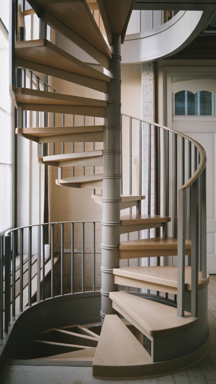 Clever Space-Saving Staircase Enhances Loft Living