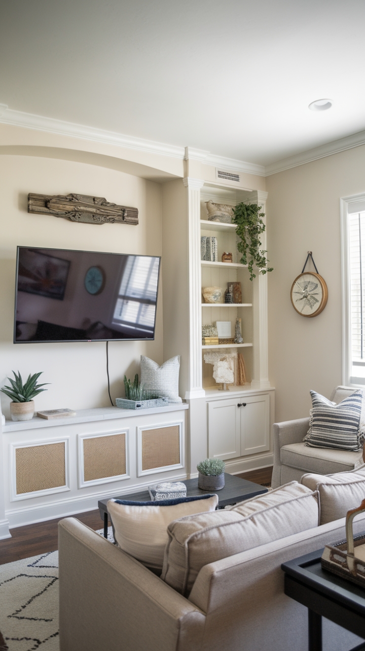 Elegant Comfort: A Stylish Compact Living Space
