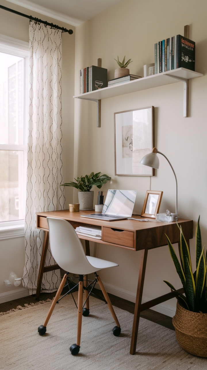 Chic & Functional: Transforming Tiny Corners into Stylish Work Havens