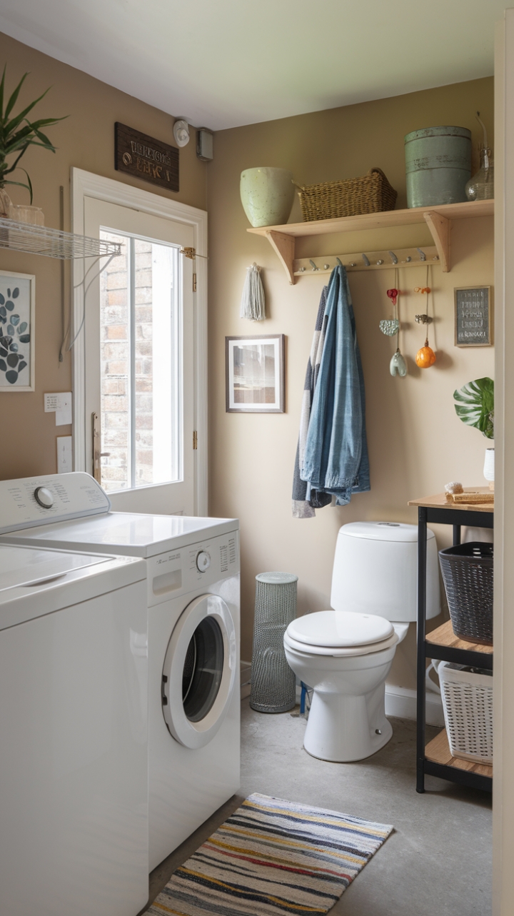 20 Genius Ways to Make Your Tiny Utility Room Look Chic (Even With a Toilet!) 20 Genius Ways to Make Your Tiny Utility Room Look Chic (Even With a Toilet!)