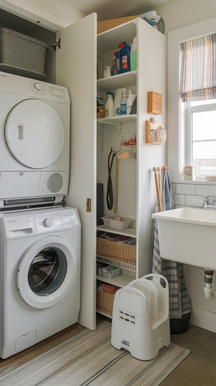 Charming and Practical Laundry Room Design