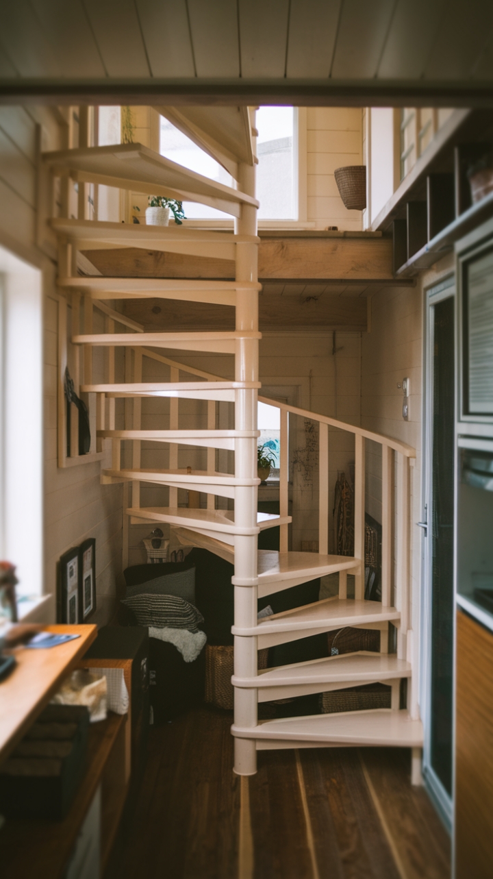 Smart Space-Saving Tiny Home with Cozy Loft