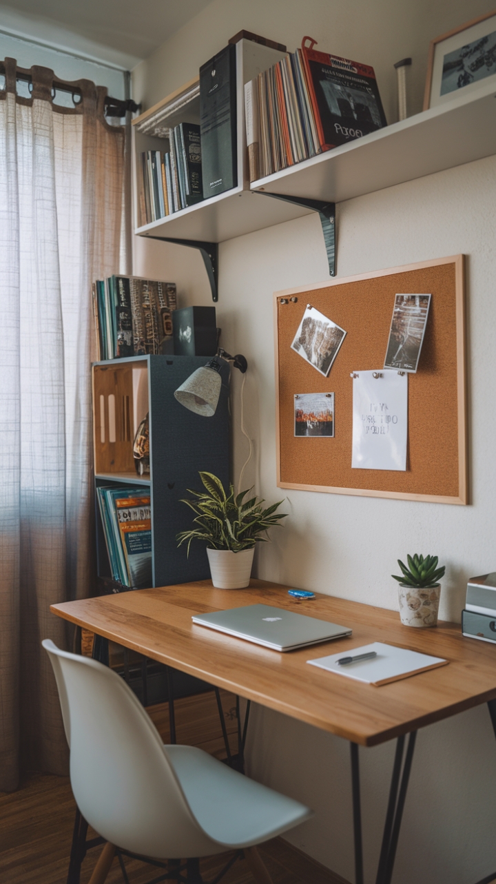 Chic and Functional Small Space Home Office