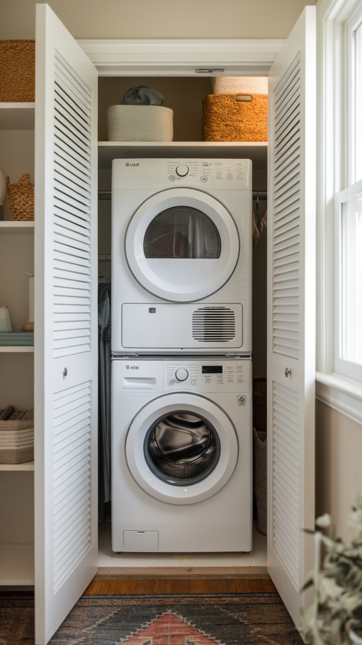 Bright & Functional: Clever Laundry Nooks That Maximize Every Inch
