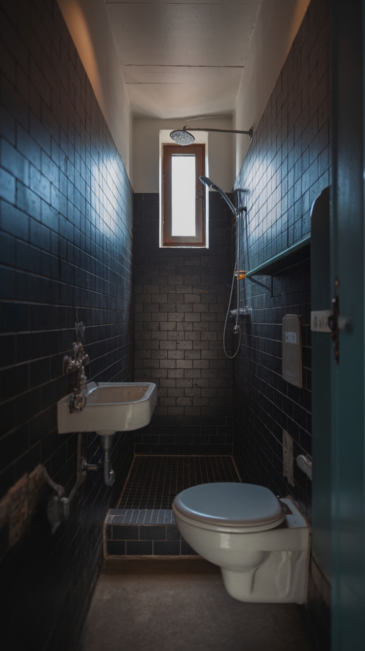 Clever Layout and Natural Light Enhance Compact Bathroom