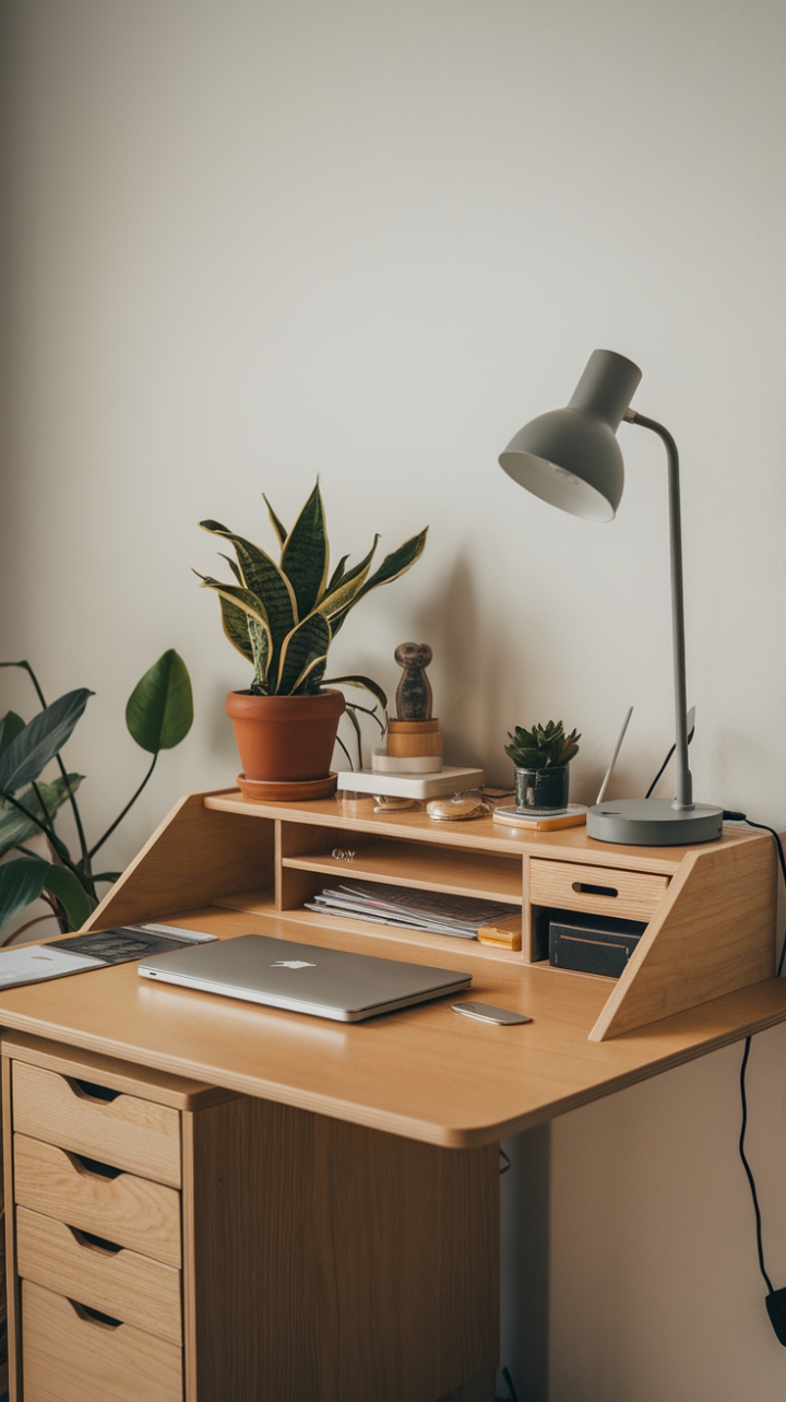 Stylish Wooden Desk for Maximum Efficiency