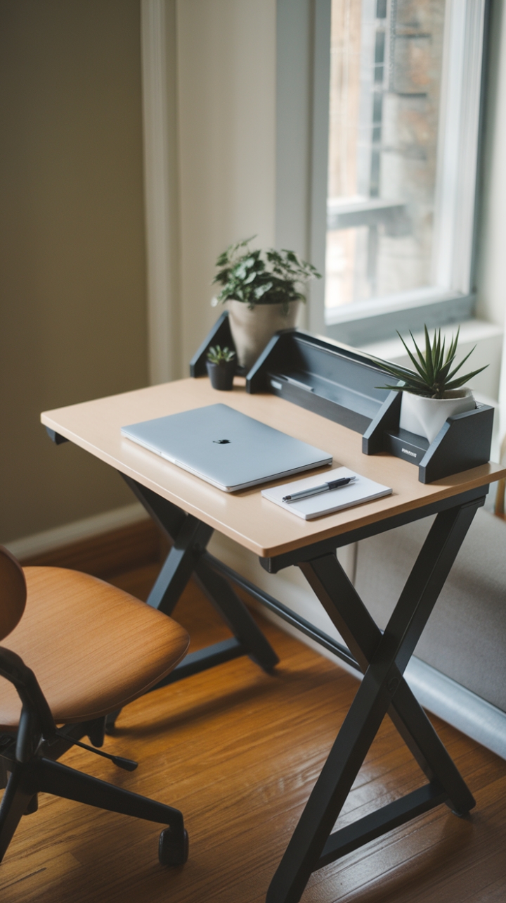 Chic Compact Workspace for Focused Inspiration