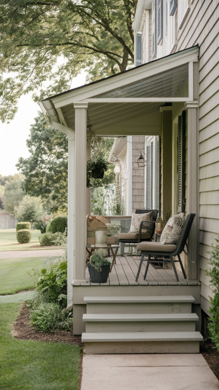 Charming Small Porch for Cozy Outdoor Retreat