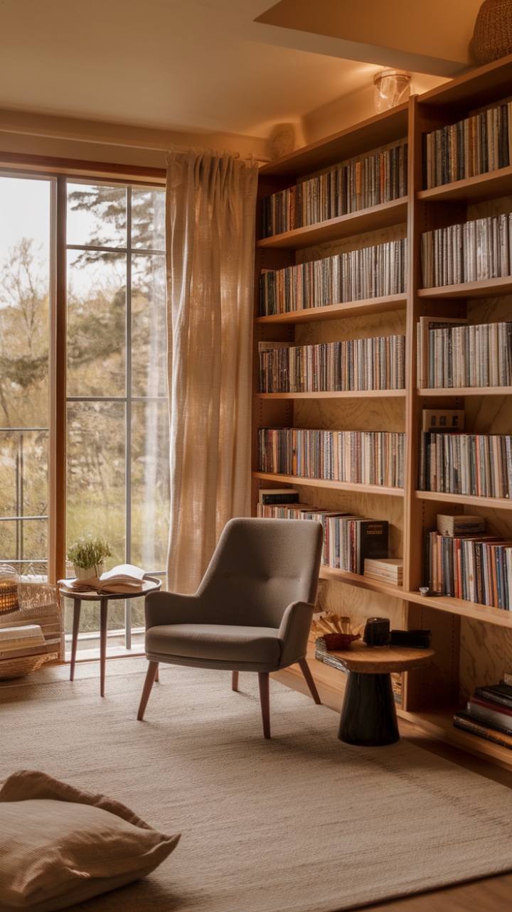 Tranquil Retreat: A Warm and Inviting Reading Corner
