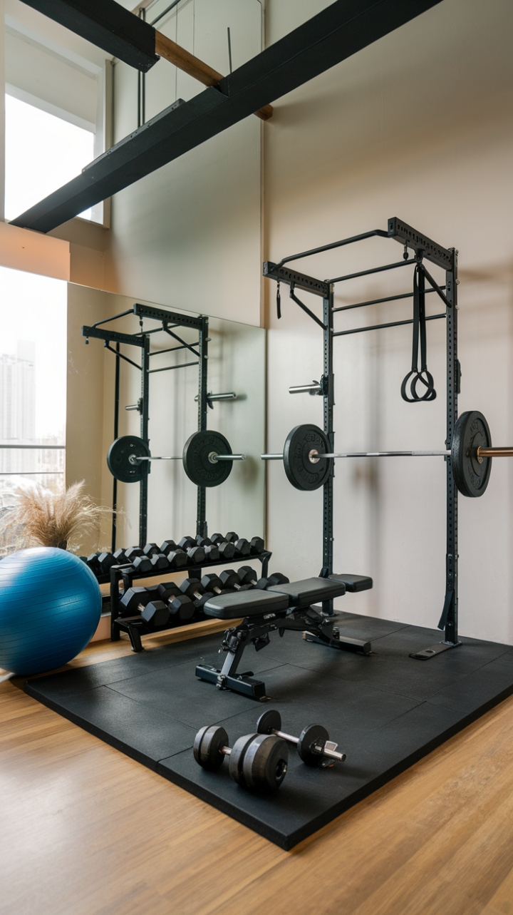Maximize Small Spaces with a Stylish Workout Nook
