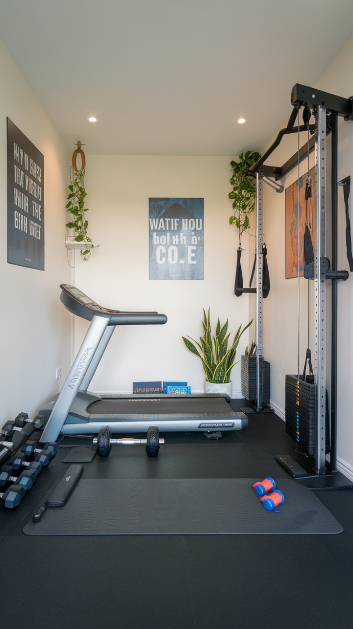 Fitness Sanctuary: Maximize Your Space with Functional Decor