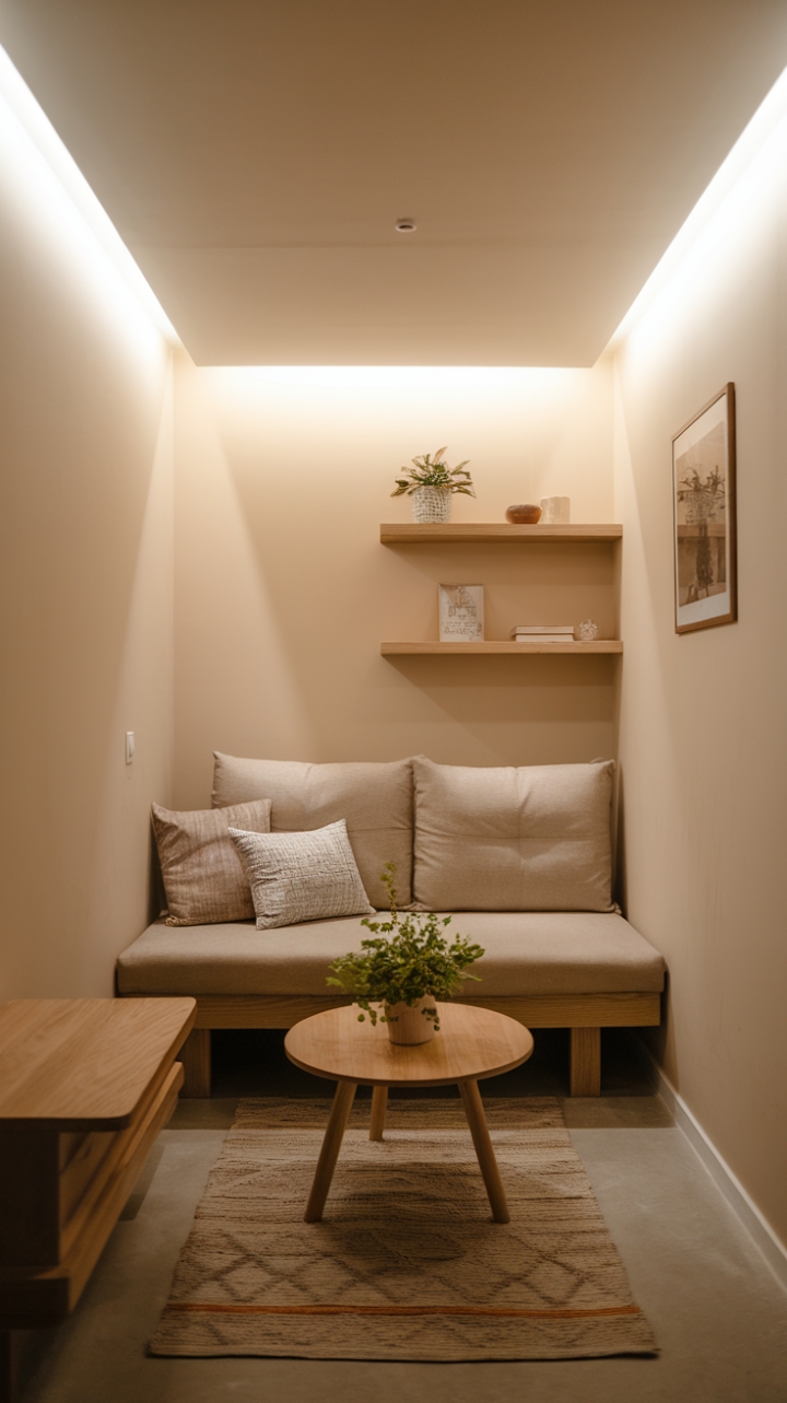Charming Comfort: A Neutral, Relaxing Space for Entertaining