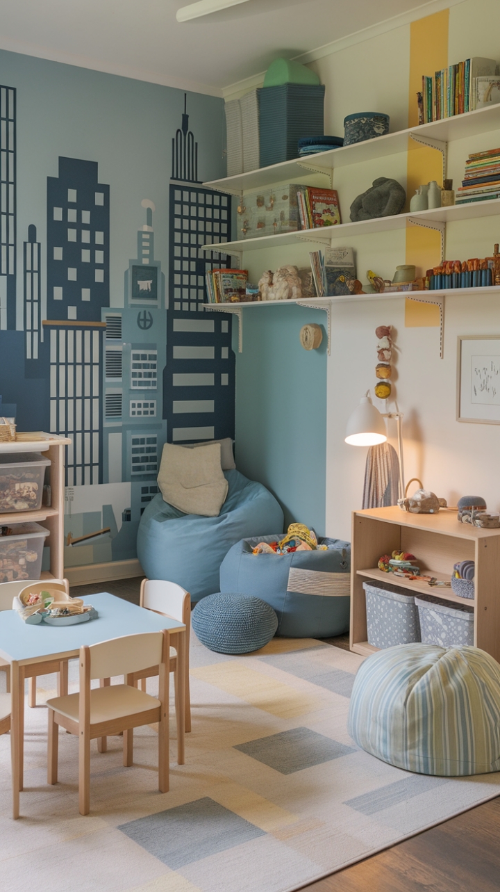 Serene Playroom: A Perfect Blend of Imagination and Calmness