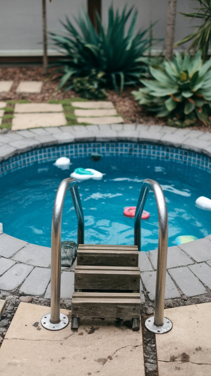 Tranquil Garden Pool Oasis