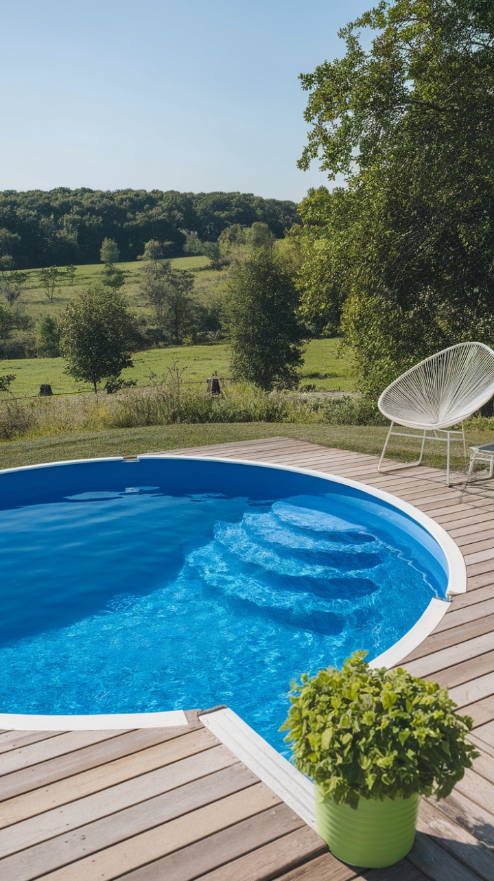 Private Oasis: Wooden Deck and Greenery Sanctuary