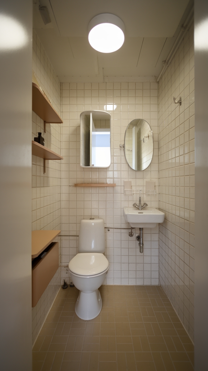 Bright and Functional Small Bathroom Design