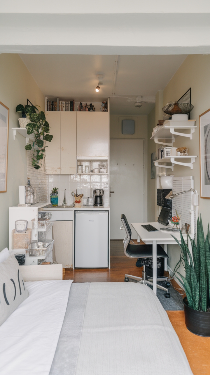 Serene and Organized: A Bright, Compact Living Retreat