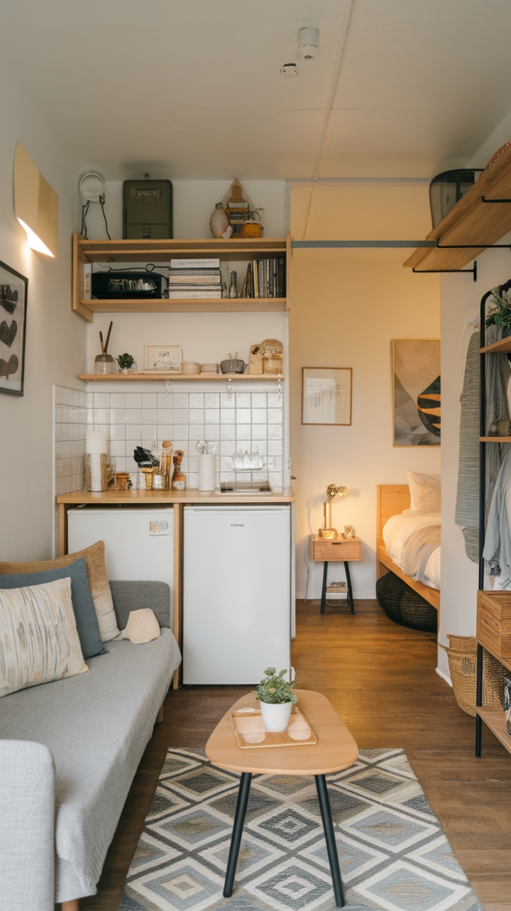 Small Space, Big Style: Thoughtful Design in a Cozy Micro Apartment
