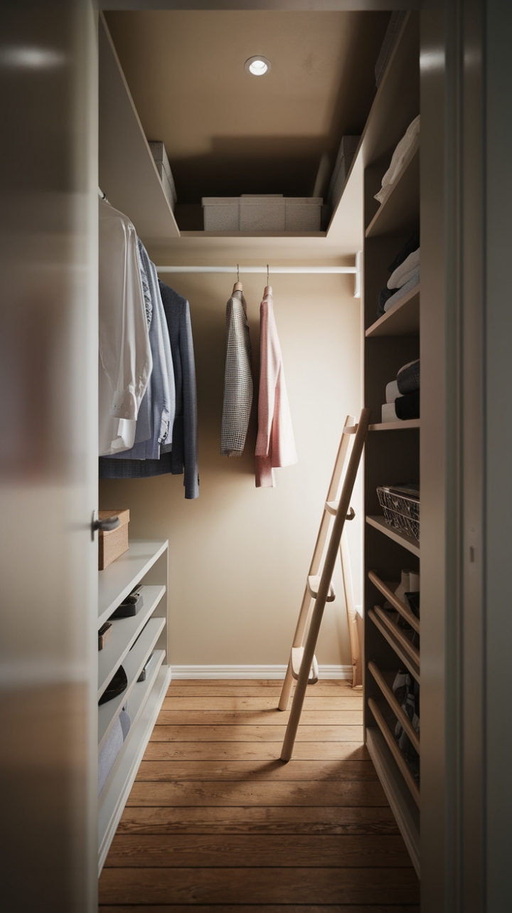 Intimate and Functional: A Cozy Closet Retreat