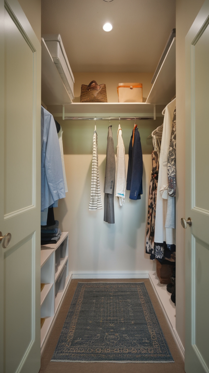 Efficient Small Walk-In Closet Design
