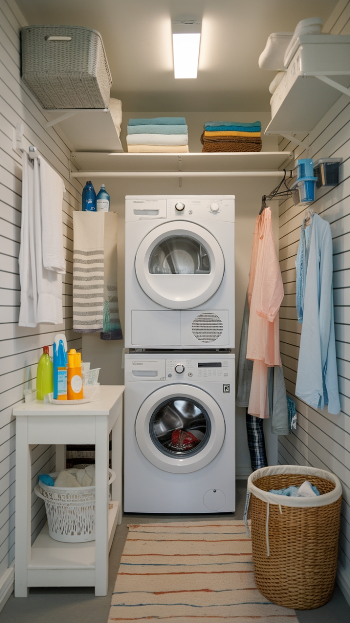 Smart Space-Saving Laundry Nook Design