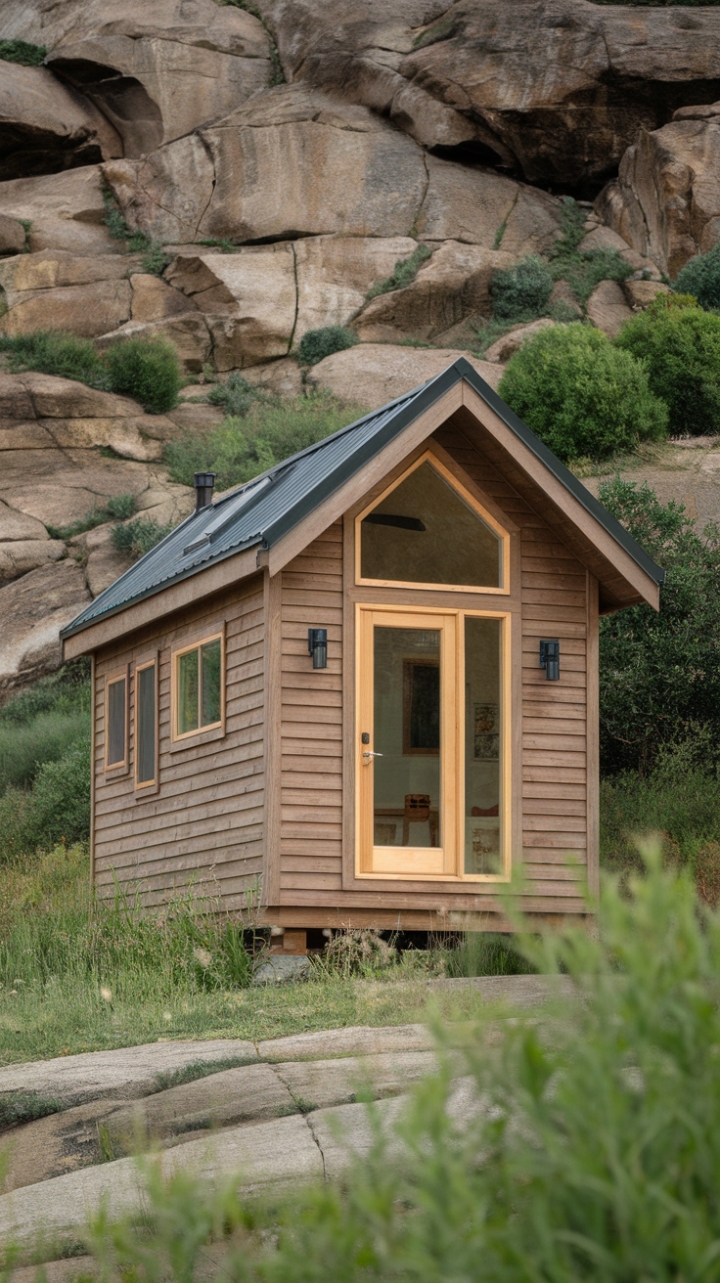 Serene Rocky Hideaway with Rustic Charm