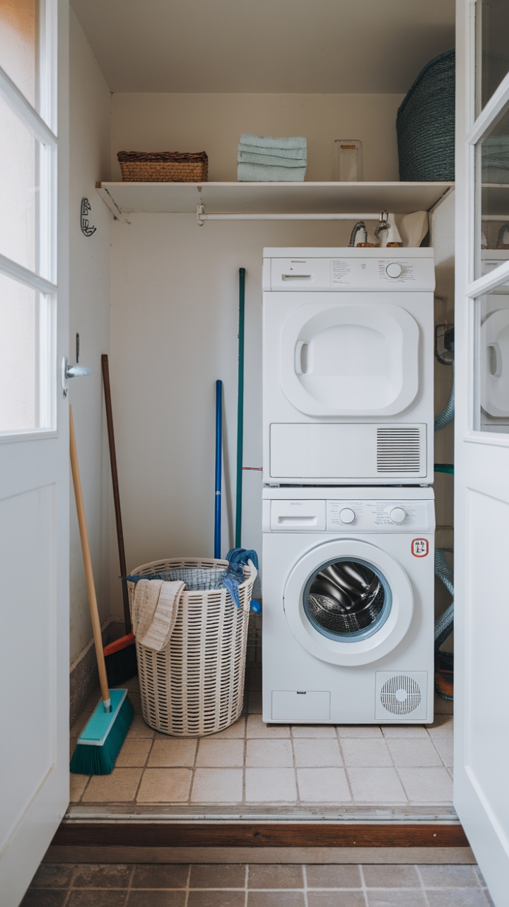 Efficient and Simple Compact Laundry Space