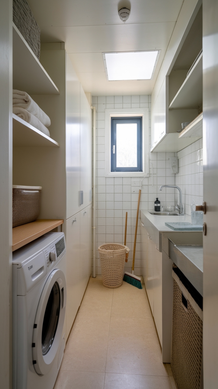 Small Space, Big Impact: Clever Design Turns Laundry Room into a Functional Oasis