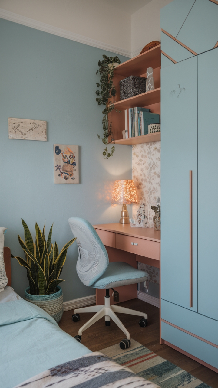 Cozy & Functional: Maximizing a Compact Teen Bedroom